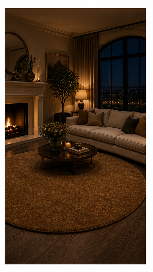 Cocoa Luxe Round
