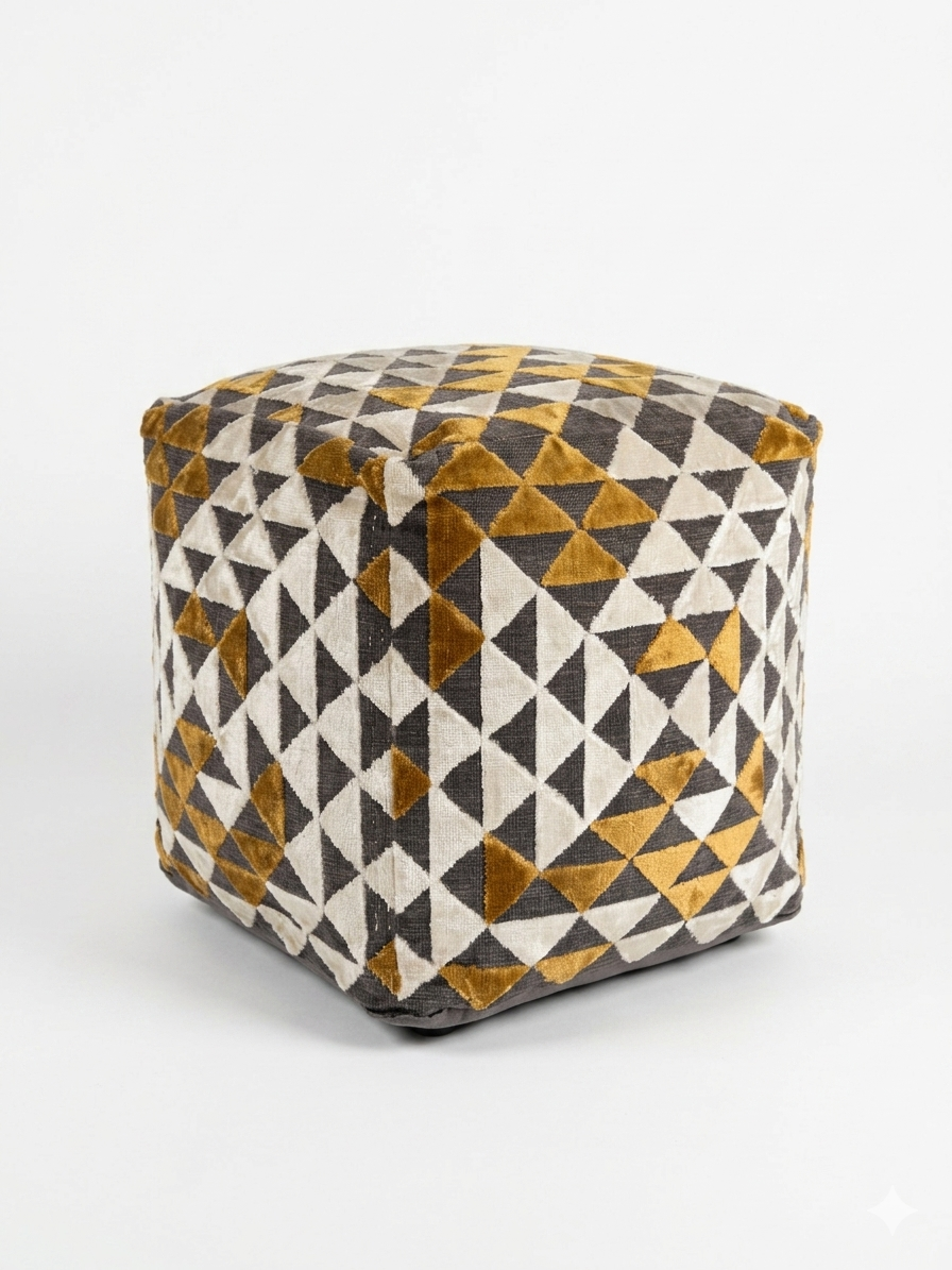 Prism Mosaic Pouf