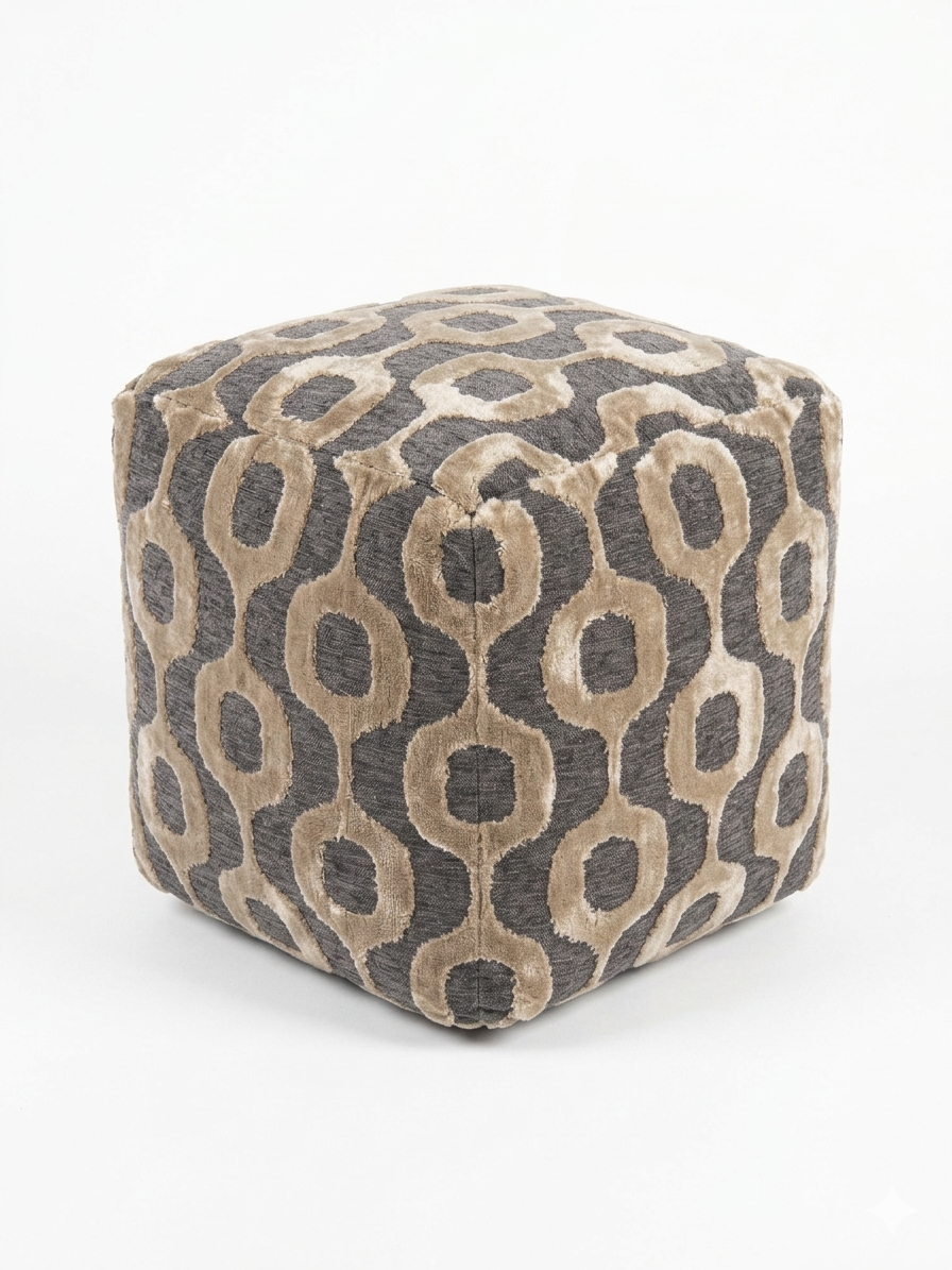 Halo Weave Pouf